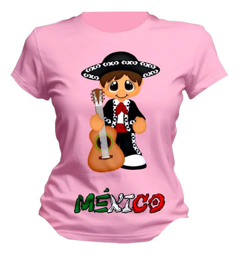 Playera Mariachi Lele Mexico Fiestas Patrias Mexicano Musico