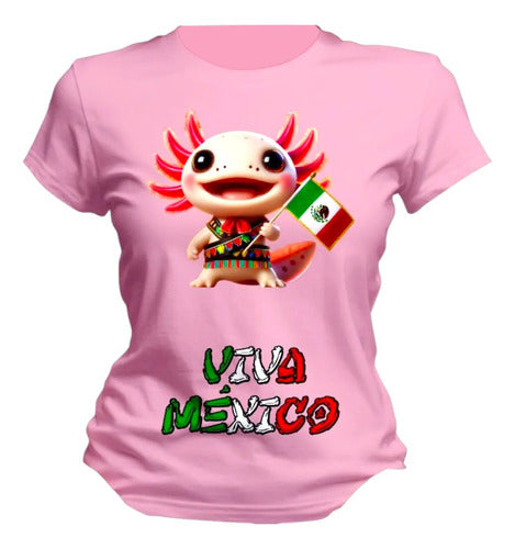 Playera 15 De Septiembre Ajolote Mexicano Mariachi Unisex
