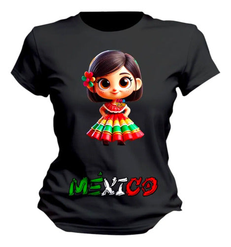 Playera Niño Niña 15 De Septiembre Personaliza Niña