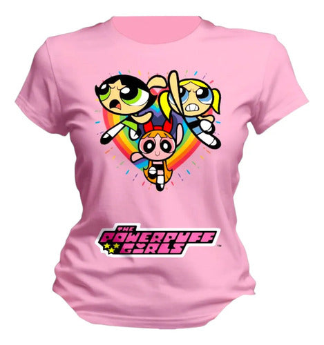 Playera Chicas Super Poderosas Colores Personaliza