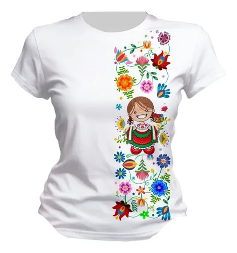 Playera 15 De Septiembre Lele Adelita Tematica Mexicana