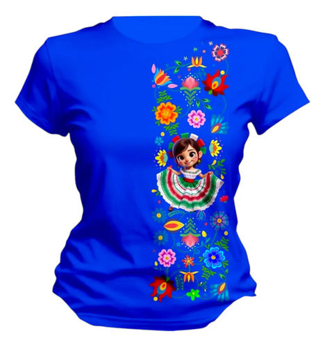 Playera Mexicana 15 De Septiembre Tematica Mariachi Adelita
