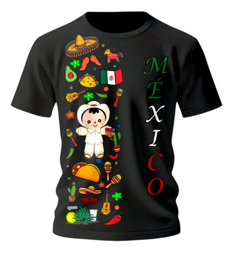 Playera 15 De Septiembre Tradicional Veracruzano Lele