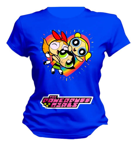 Playera Chicas Super Poderosas Colores Personaliza