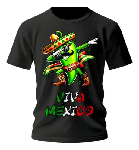 Playera Chile Jitomate 15 De Septiembre Personaliza Chile