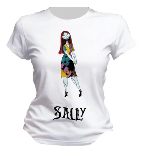 Playera Jack Skellington Sally Hallowen Personaliza Extraño