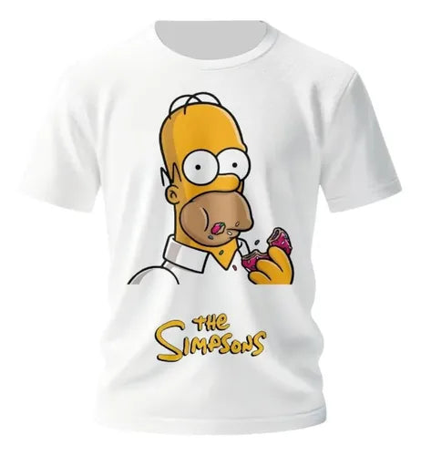 Playera Para Duo Pareja Homero Dona Duff Personaliza