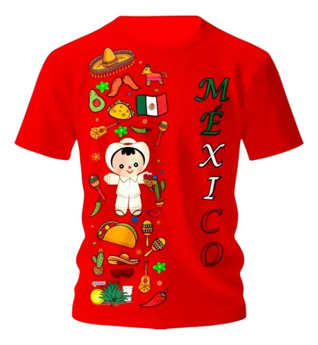 Playera 15 De Septiembre Tradicional Veracruzano Lele