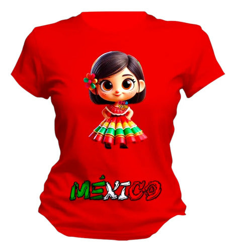 Playera Niño Niña 15 De Septiembre Personaliza Niña