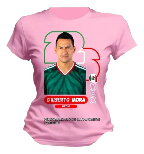 Playera Personalizada Mexico Selecciones Mundial Estampa
