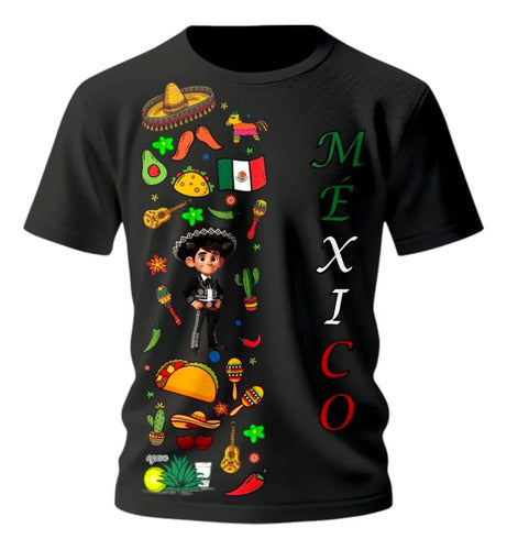 Playera 15 De Septiembre Tradicional Mexicana Adelita