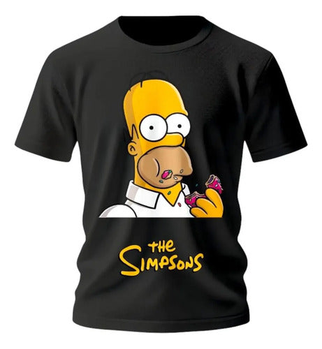 Playera Para Duo Pareja Homero Dona Duff Personaliza