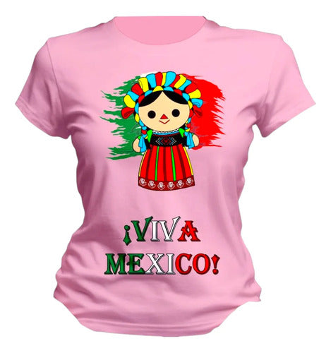 Playera 15 De Septiembre Bandera Lele Viva Mexico Lele