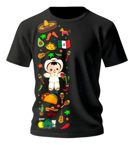 Playera 15 De Septiemnbre Ranchero Lele Muñeca Personaliza