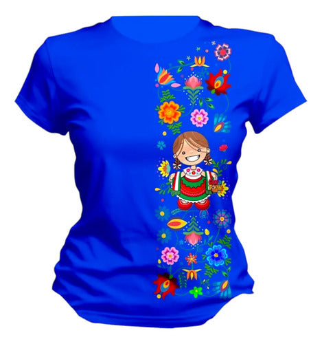 Playera 15 De Septiembre Lele Adelita Tematica Mexicana