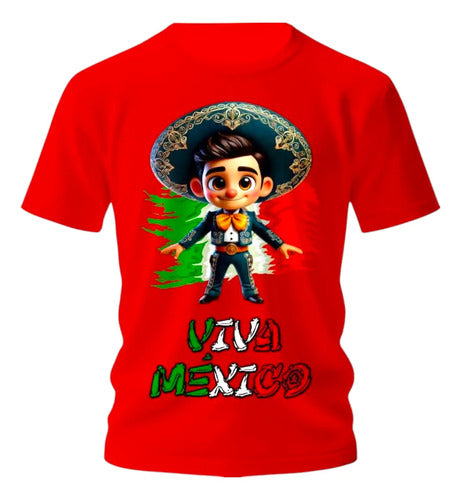 Playera 15 De Septiembre Mariachi Fiestas Patrias Mexico