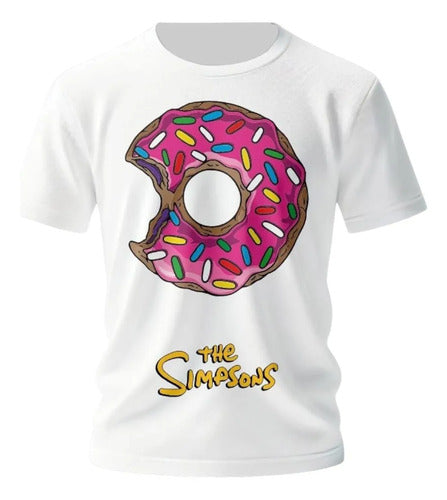Playera Para Duo Pareja Homero Dona Duff Personaliza