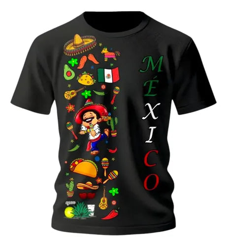 Playera 15 De Septiembre Tradicional Veracruzano Lele