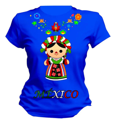 Playera Folclorica Mexicana Adelita Lele Dama Lele Mexico 1