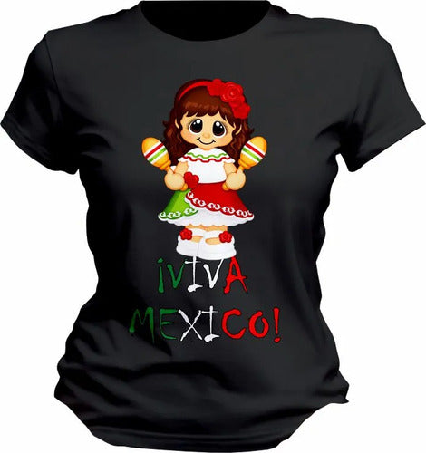 Playera Muñeca Adelita Varios Colores 15 De Septiembre