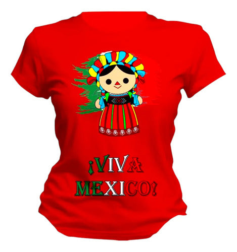 Playera 15 De Septiembre Bandera Lele Viva Mexico Lele
