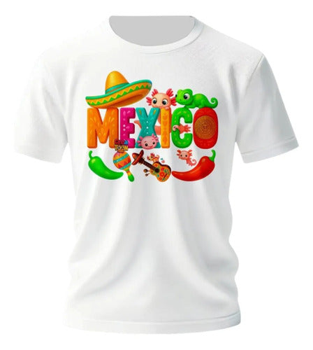 Playera Mexico 15 De Septiembre Todas Las Tallas