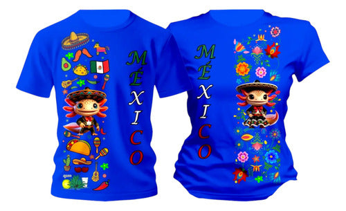 Duo Playeras 15 De Septiembre Mexico Tradicional Mariachi