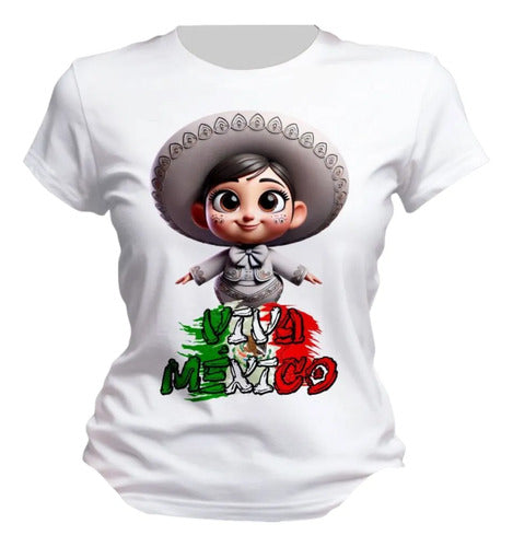 Playera Mariachi Viva Mexico 15 De Septiembre Personaliza