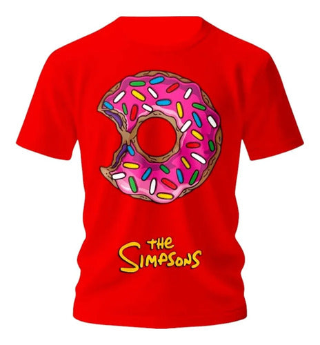 Playera Para Duo Pareja Homero Dona Duff Personaliza