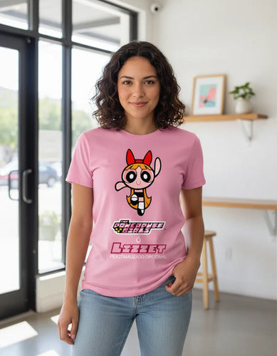 Playera Bombon Burbuja Bellota Power Girls Personaliza