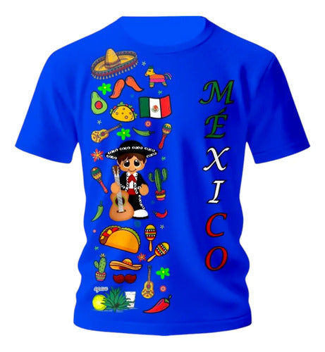 Playera 15 De Septiembre Tradicional Mexicana Adelita Musico