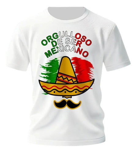 Playera 15 De Septiembre Meriachi Taco Sombrero Fiestas