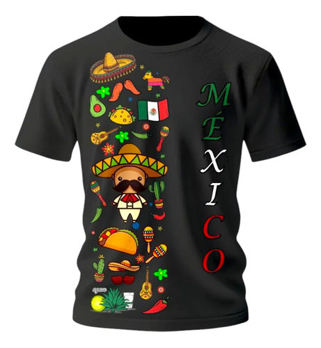 Playera Tradicional 15 De Septiembre Ajolote Lele Charro