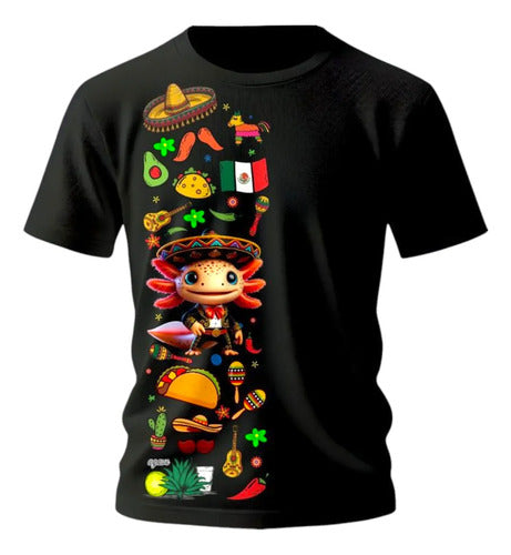 Playera Ajolote Ranchero Mexicano Todas Las Tallas Ajolote