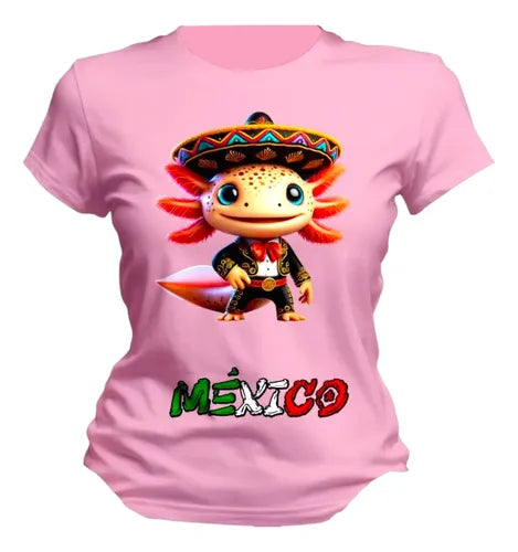 Playera Ajolote Mariachi Fiesta Patrias 15 De Septiembre
