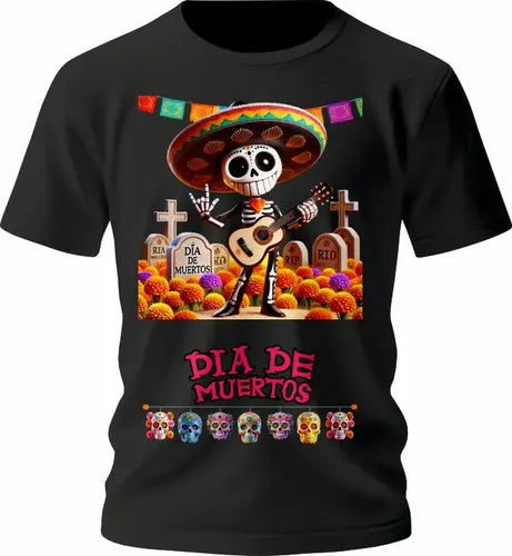 Playera Catrin Y Catrina Dia De Muertos Halloween Catrin