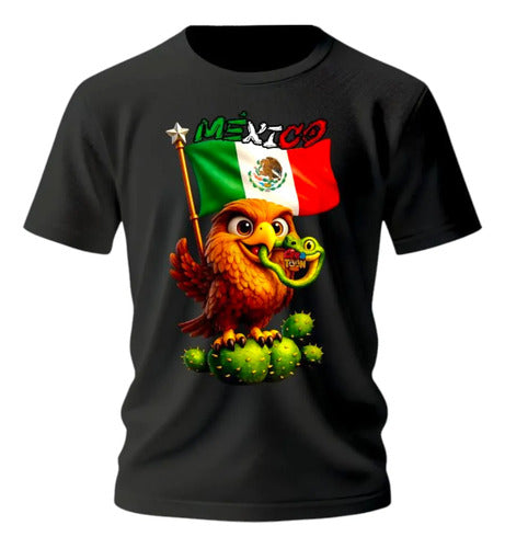 Playera Aguila Mexico 15 De Septiembre Bandera Águila