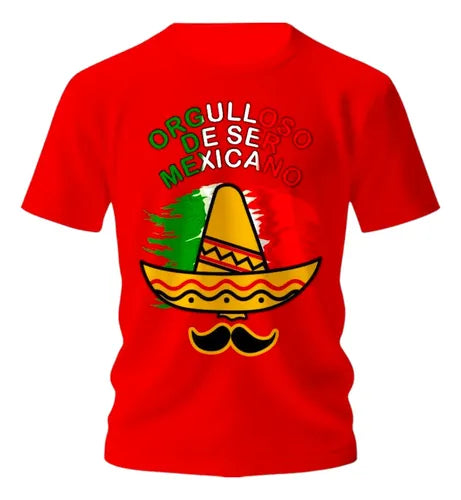 Playera 15 De Septiembre Meriachi Taco Sombrero Fiestas