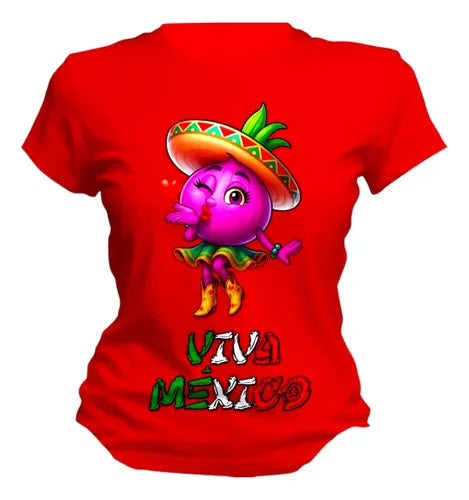 Playera Limon Y Cebolla 15 De Septiembre Viva Mexico Cebolla