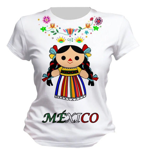 Playera Folclorica Mexicana Adelita Lele Dama Lele 2