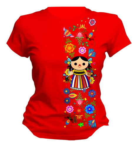 Playera 15 De Septiemnbre Ranchero Lele Muñeca Personaliza