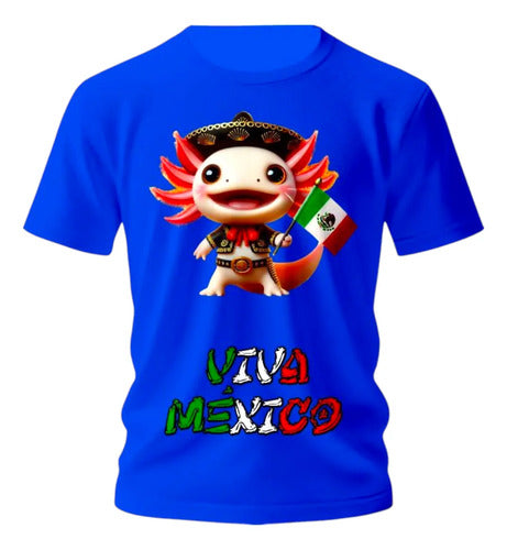 Playera Ajolote Mariachi Fiesta Patrias 15 De Septiembre