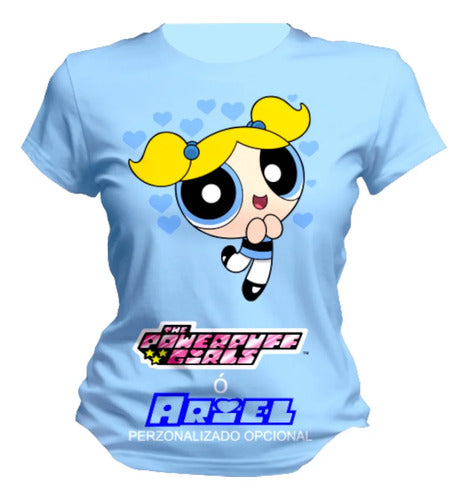 Playera Power Girls Bombon Personaliza Todas Las Tallas