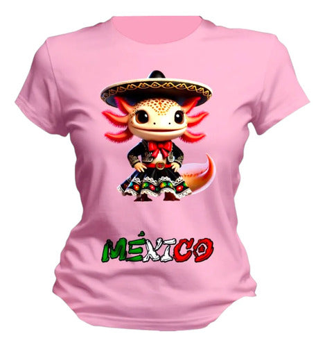 Playera Ajolote Mariachi Fiesta Patrias 15 De Septiembre