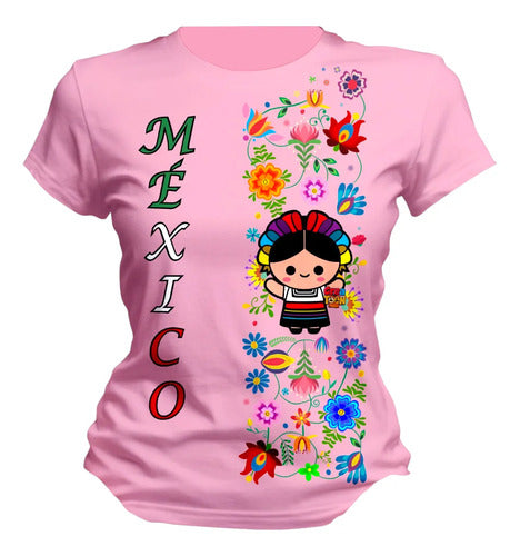 Playera Adelita Lele Adelita Flores Fiestas Patrias Lele 3