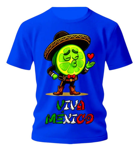 Playera Limon Y Cebolla 15 De Septiembre Viva Mexico Limon