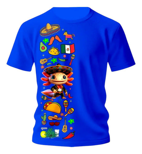 Playera Ajolote Ranchero Mexicano Todas Las Tallas Ajolote