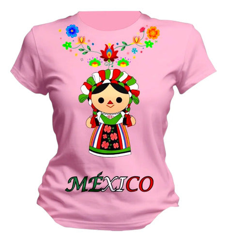 Playera Folclorica Mexicana Adelita Lele Dama Lele Mexico 1