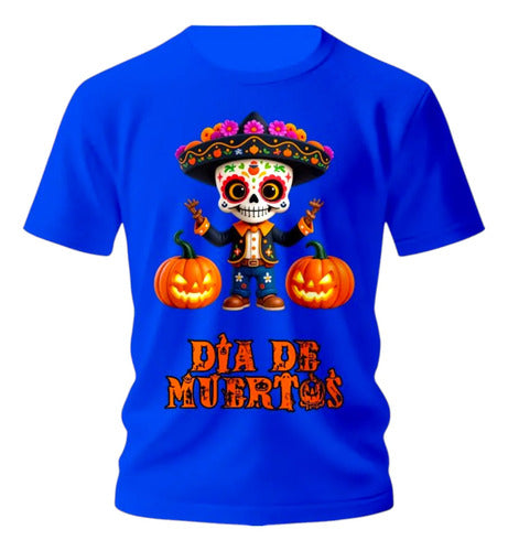 Playera Mexicana Catrín Día De Muertos Mariachi Mariachi